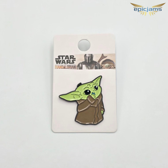Star Wars The Mandalorian The Child With Cookie Enamel Pin New - Picture 1 of 2